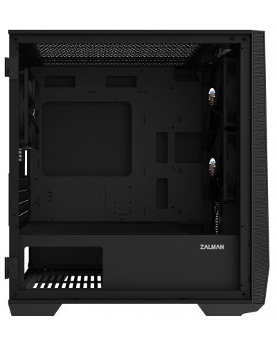 Carcasa PC Zalman - Z1 Iceberg, mini tower, negru/transparent - 6