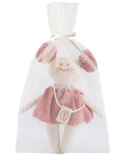 Păpușă textilă Asi Dolls - Micul șoricel Missy, cu geantă pentru dințișor, 22 cm - 2