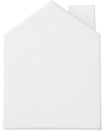 Cutie pentru servetele Umbra - Casa, 17 x 13 x 13 cm, alb - 3