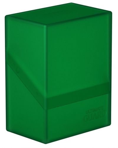 Cutie pentru carti Ultimate Guard Boulder Deck Case - Standard Size - Verde (80 buc.) - 1