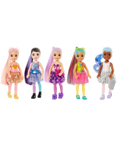 Papusa Mattel Barbie Color Reveal - Chelsea, sortiment - 9
