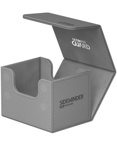 Ultimate Guard Sidewinder Sidewinder XenoSkin Monocolor Card Case - Gri (100+) - 2