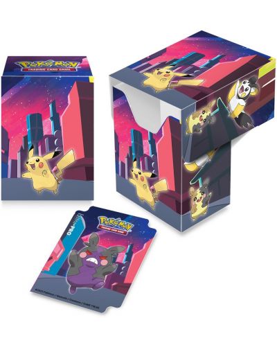 Ultra Pro Pokemon TCG: Seria Galerie - Shimmering Skyline Deck Box (75 buc.) - 1