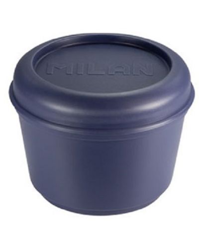 Cutie pentru mancare Milan - 250 ml, cu capac albastru - 1