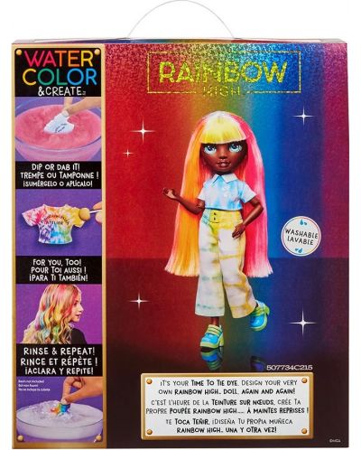 Păpuşă MGA Entertainment Rainbow High - WaterColor & Create, cu