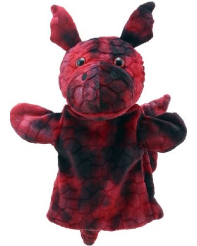 Papusa-manusa The Puppet Company - Dragon rosu, 25 cm - 1