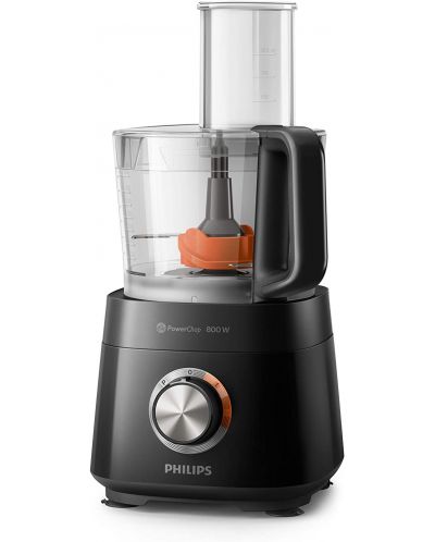 Robot de bucătărie Philips - HR7510/10, 800W, 2+impulse, 1.5l, negru - 2