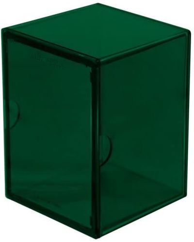 Cutie pentru cărți Ultra Pro - Eclipse 2-Piece Deck Box, Forest Green (100+ buc.) - 1