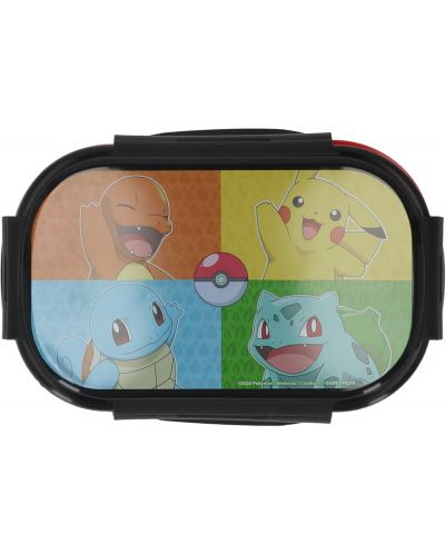 Cutie pentru mâncare cu ustensile Kids Euroswan Pokemon - Cuțit, lingură, furculiță - 1