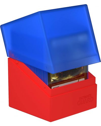 Ultimate Guard Boulder Deck Case Synergy - Albastru/Roșu (100+ buc.) - 2