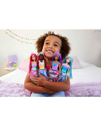 Păpușă Barbie Dreamtopia - Cu părul roz deschis - 5