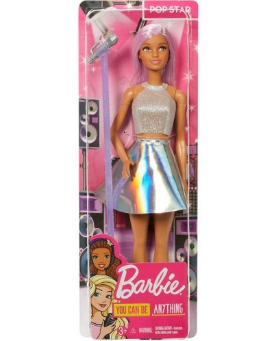 Papusa Mattel Barbie - Pop star cu microfon cu suport - 3