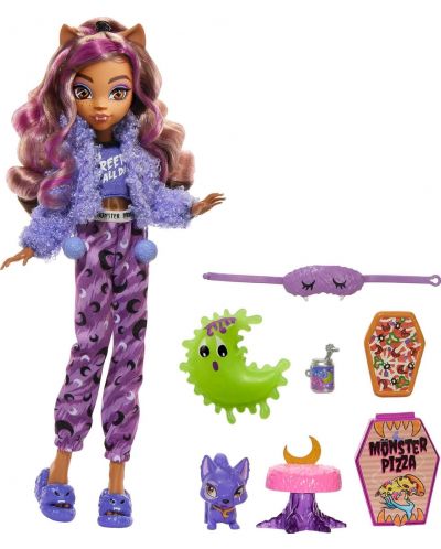 Păpușă Monster High - Clawdeen, Creepover Party - 4