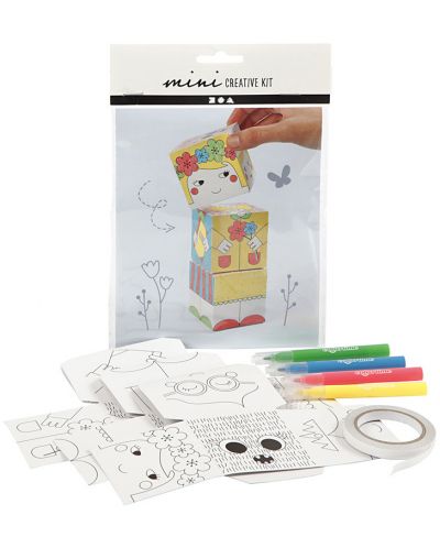 Cuburi pentru colorare si modelare Creativ Company - Printese - 2