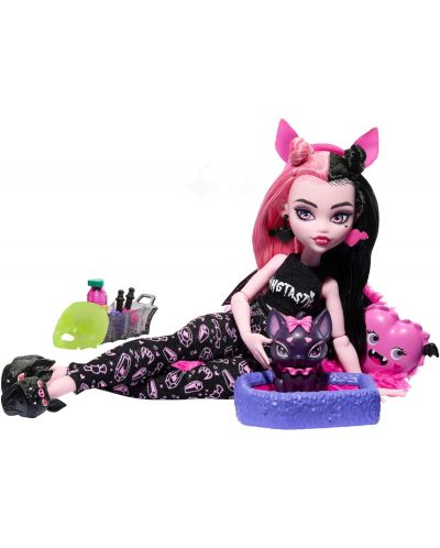 Păpușă Monster High - Draculaura, Creepover Party - 4