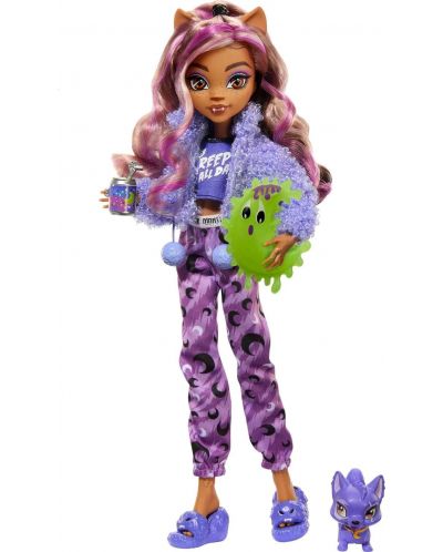 Păpușă Monster High - Clawdeen, Creepover Party - 3