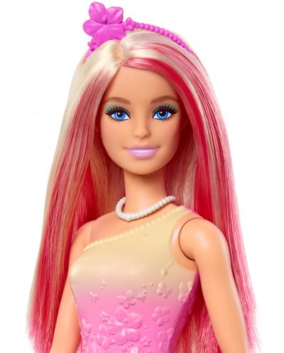 Păpușă Barbie  - Barbie cu parul roz - 5