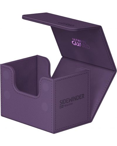 Cutie pentru carduri Ultimate Guard Sidewinder 80+ XenoSkin Monocolor - Purple - 4