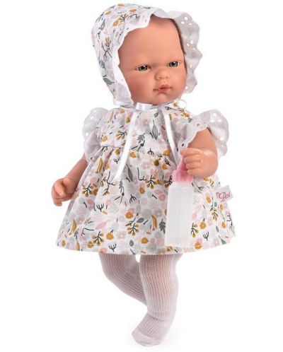Papusa Asi - Baby Ollie, cu rochie florala - 1