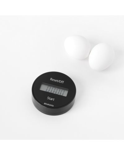 Cronometru de bucătărie Brabantia Tasty+ Dark Grey, digital, cu magnet - 6