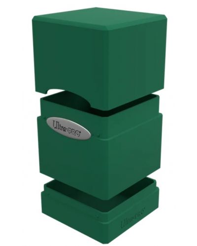 Cutie pentru cărți Ultra Pro Satin Tower - Green (100+ buc.) - 2