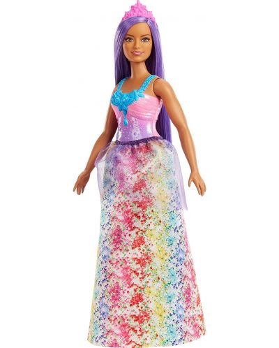 Păpușă Barbie Dreamtopia - Cu părul mov - 2