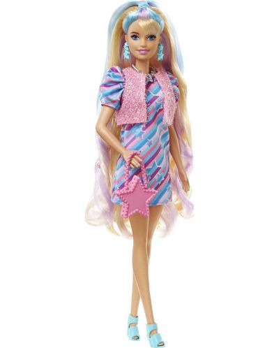 Păpușa Barbie Totally hair - Cu păr blond și accesorii - 3