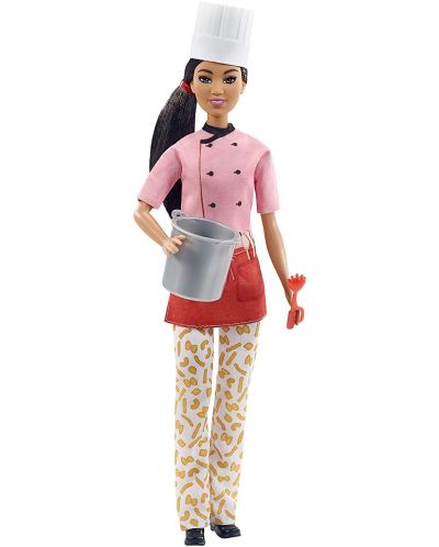 Papusa Mattel Barbie - Cu profesie, bucatar - 2
