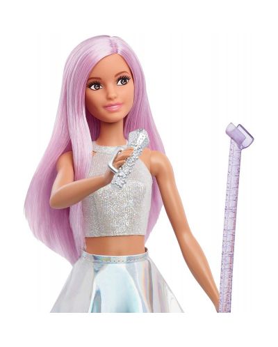 Papusa Mattel Barbie - Pop star cu microfon cu suport - 2