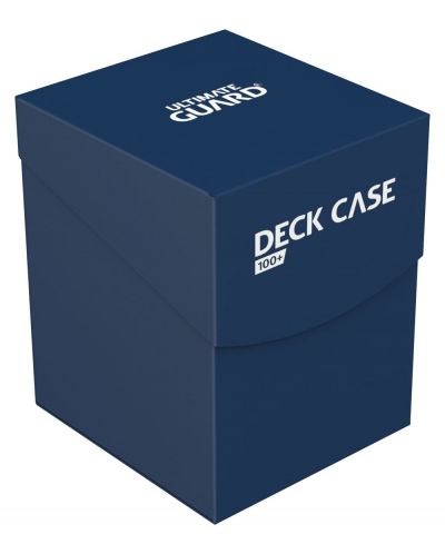 Cutie pentru carti Ultimate Guard Deck Case Standard Size - Albasta (100 bucati) - 1