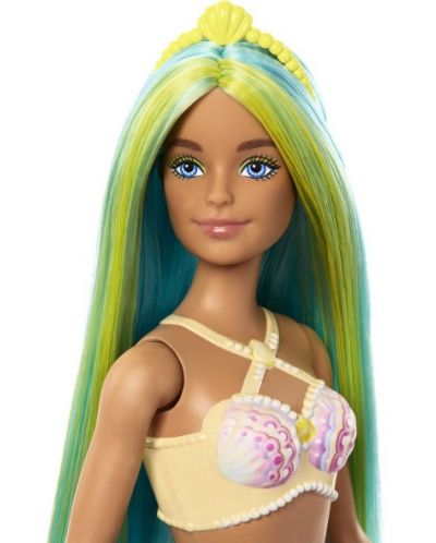 Mattel Barbie Doll - Sirenă cu părul albastru - 2