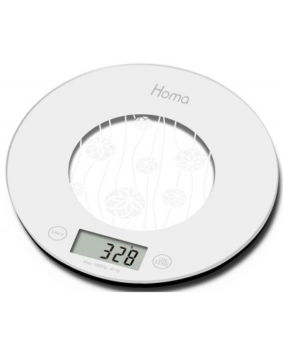 Cântar de bucătărie Homa - HS-10, 10 kg, alb - 1