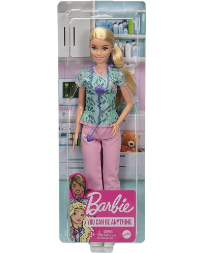 Papusa Mattel Barbie - Cu profesie, Asistent medical - 1