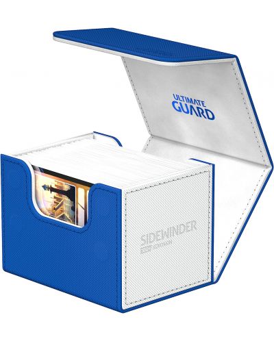 Cutie pentru carduri Ultimate Guard Sidewinder 100+ XenoSkin SYNERGY - Blue/White - 3
