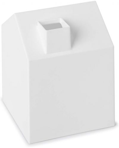 Cutie pentru servetele Umbra - Casa, 17 x 13 x 13 cm, alb - 4