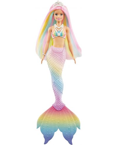 Papusa Mattel Barbie Dreamtopia Color Change - Sirena - 2
