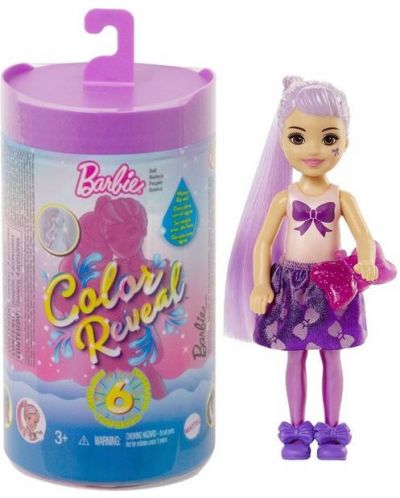 Papusa Mattel Barbie Color Reveal - Chelsea, sortiment - 1