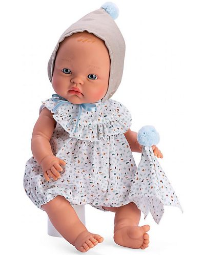 Papusa Asi - Bebe Alex, cu body colorat si caciulita cu pompon, 36 cm  - 1