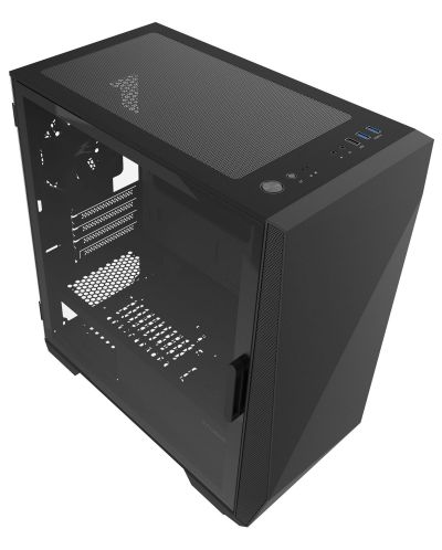 Carcasa PC Zalman - Z1 Iceberg, mini tower, negru/transparent - 5
