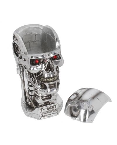 Cutie de depozitare Nemesis Now Movies: Terminator - T-800 Head, 21 cm - 2