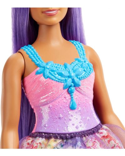 Păpușă Barbie Dreamtopia - Cu părul mov - 4