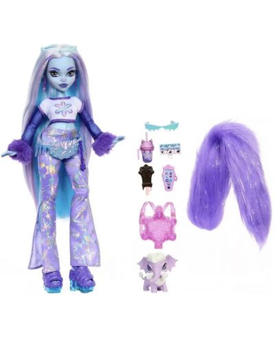 Păpușă Monster High - Abby, cu accesorii - 2