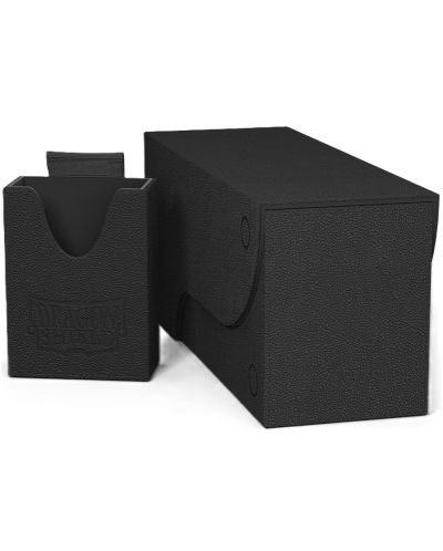 Cutie pentru carti de joc Dragon Shield Nest Box - negru/negru (300 buc.) - 4