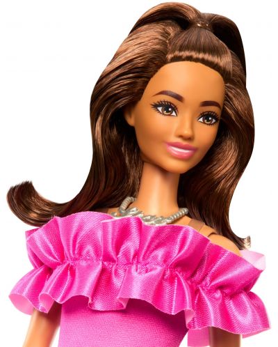 Păpușă Barbie  Fashionistas 217 - Cu o rochie roz - 3