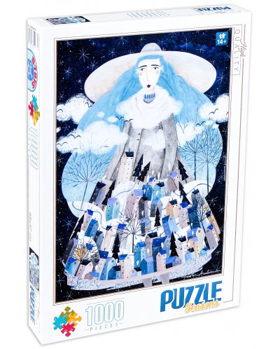 Puzzle D-Toys de 1000 piese - Iarna, Andrea Kurti - 1