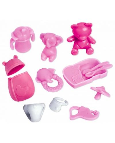 Simba Toys Papusa de dragoste Steffi - Steffi in camera bebelusului, 20 de accesorii - 5
