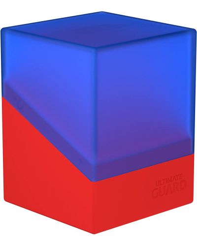 Ultimate Guard Boulder Deck Case Synergy - Albastru/Roșu (100+ buc.) - 1
