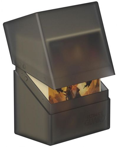 Cutie pentru carti Ultimate Guard Boulder Deck Case - Standard Size, neagra (80 buc.) - 2