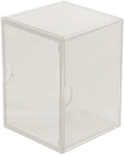 Cutie pentru cărți Ultra Pro - Eclipse 2-Piece Deck Box, Arctic White (100+ buc.) - 1