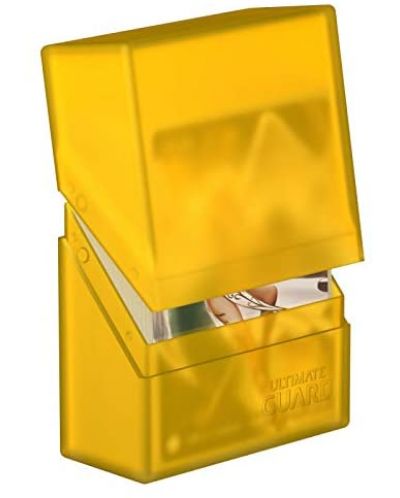 Cutie pentru carti de joc Guard Boulder Deck Case Standard Size - Amber (40 buc.) - 2